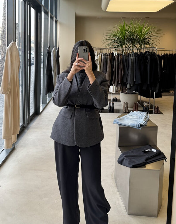 2-in-1 Knitted Inner + Woolen Blazer