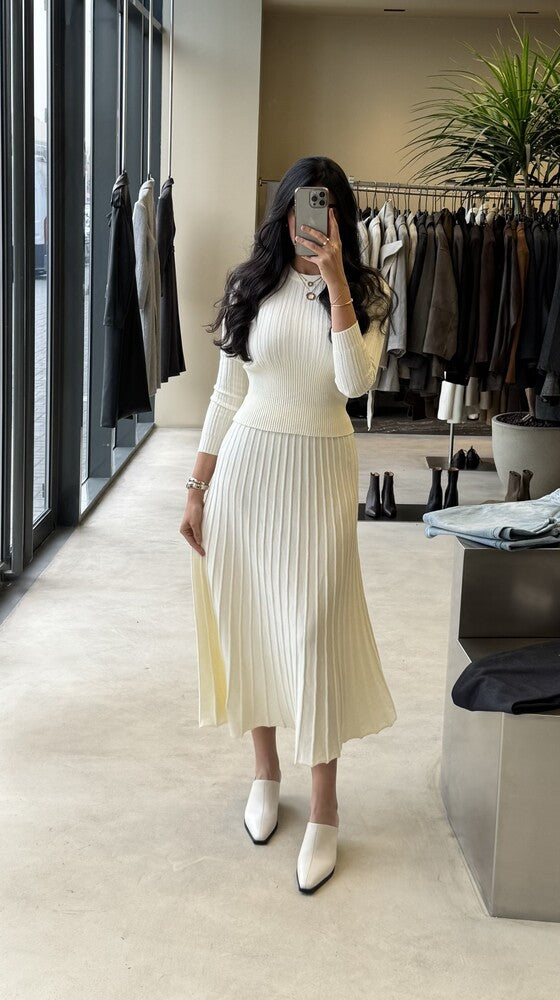Knit Co-ord Skirt Set