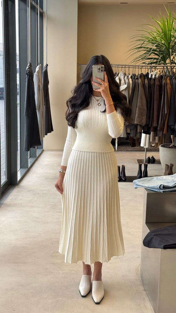 Knit Co-ord Skirt Set