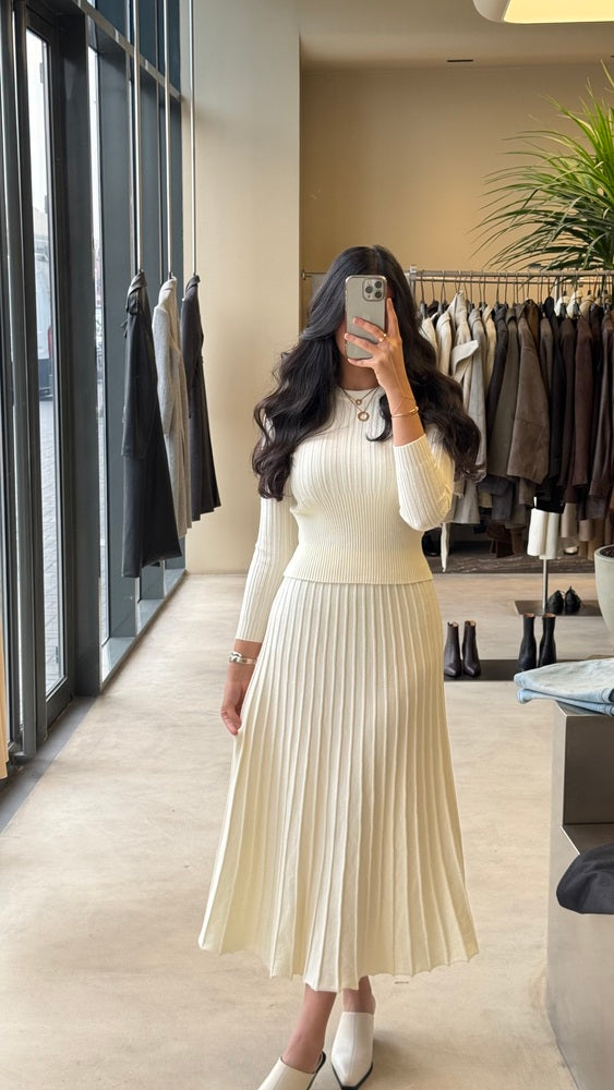 Knit Co-ord Skirt Set