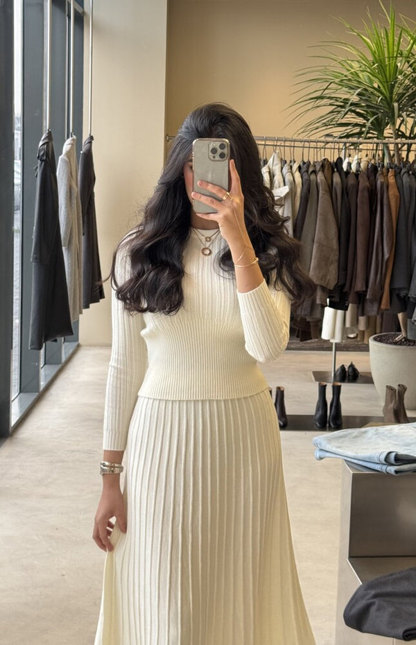 Knit Co-ord Skirt Set