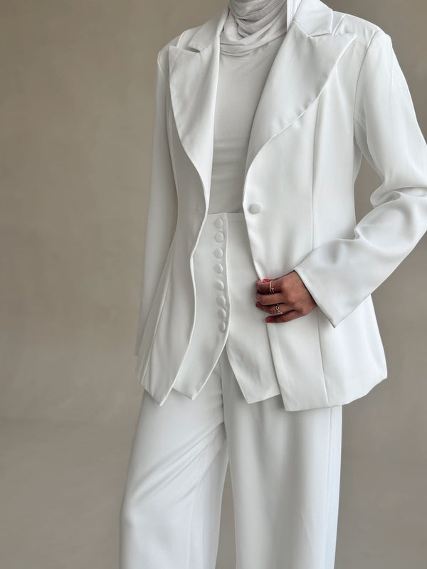 Corset-style Blazer Set