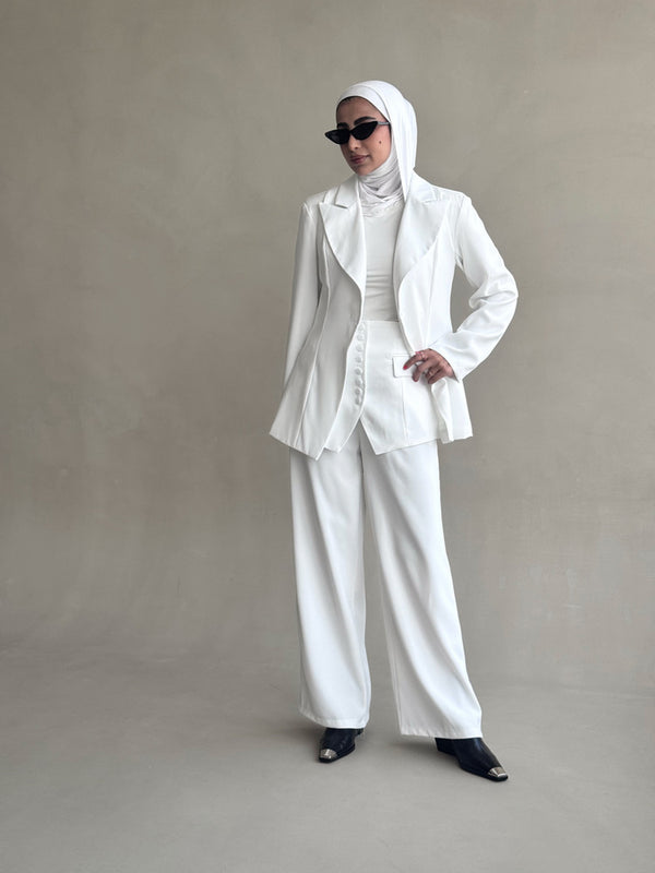 Corset-style Blazer Set