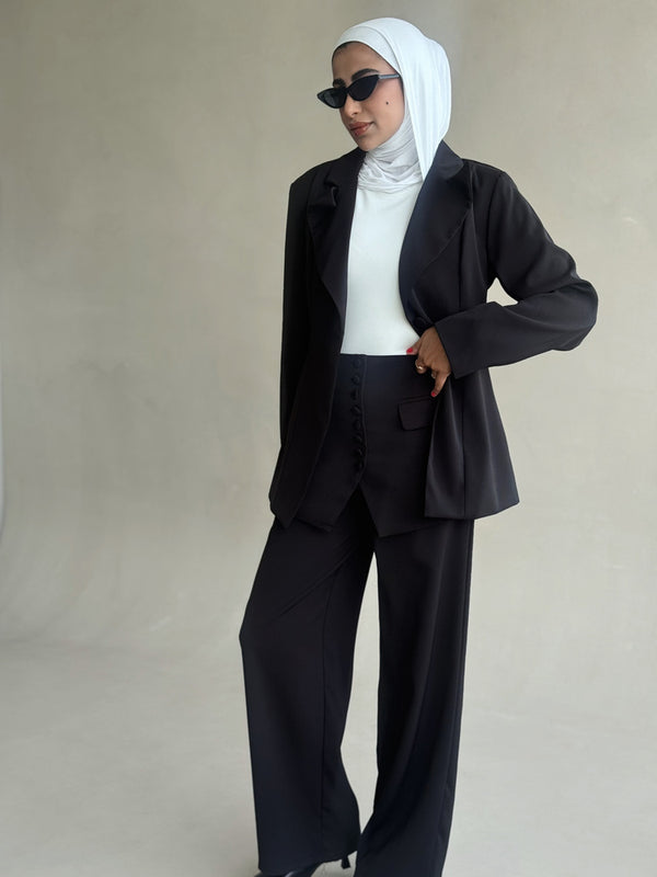 Corset-style Blazer Set