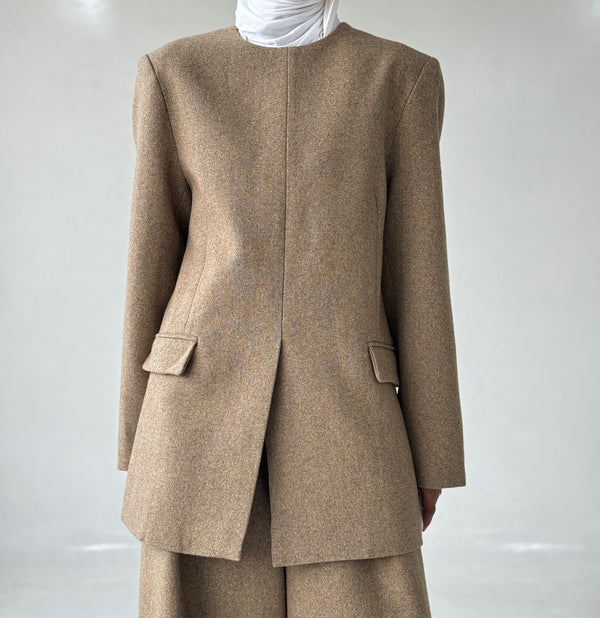 Pullover Round Neck Suit 2PC Setملابس كاملة / أطقم