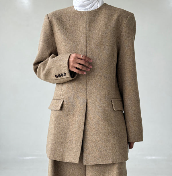 Pullover Round Neck Suit 2PC Setملابس كاملة / أطقم