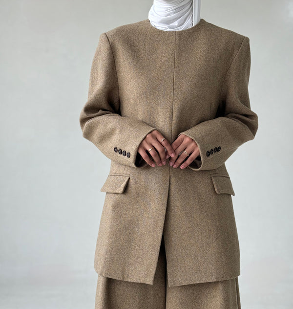 Pullover Round Neck Suit 2PC Setملابس كاملة / أطقم