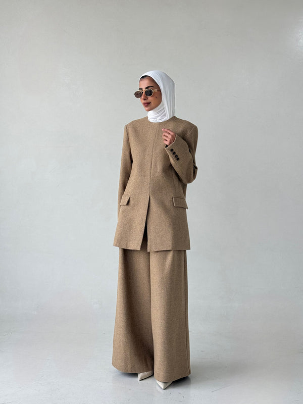 Pullover Round Neck Suit 2PC Setملابس كاملة / أطقم