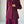 Maroon Stand Collar Spliced 2PC SetX