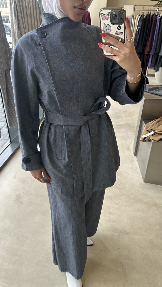 Stand Collar Sets w/ Belt