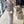 2PC Set Vertical Beads Striped Suit