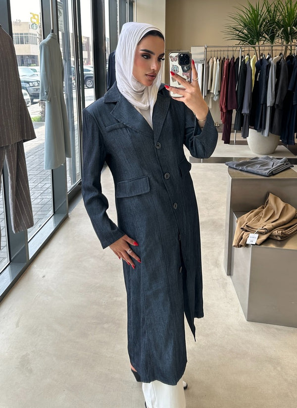 5 Big Buttons Long Shirt