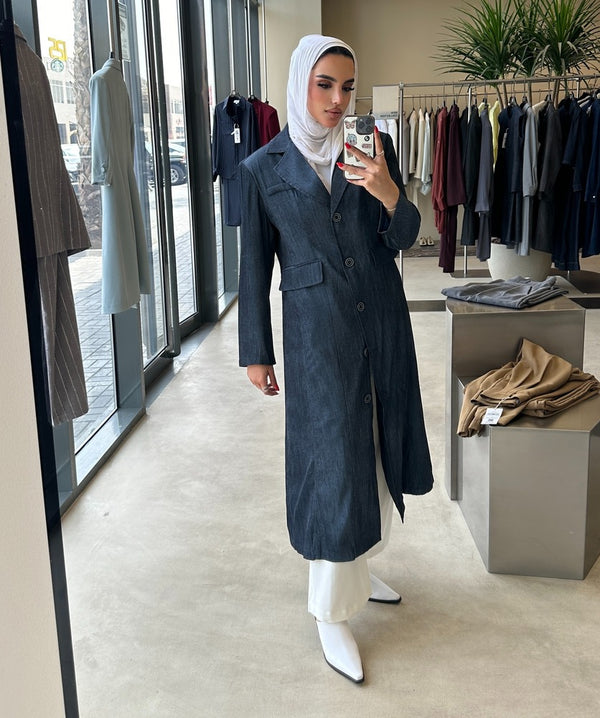 5 Big Buttons Long Shirt