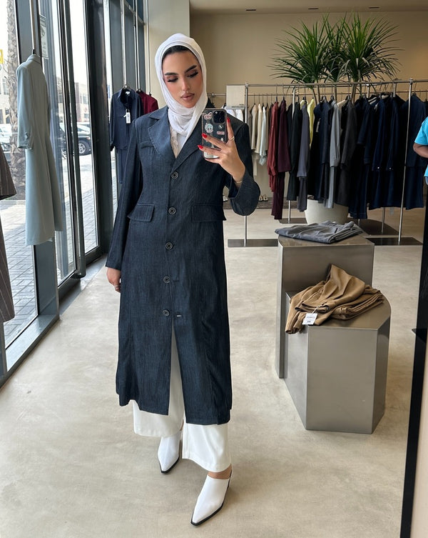 5 Big Buttons Long Shirt