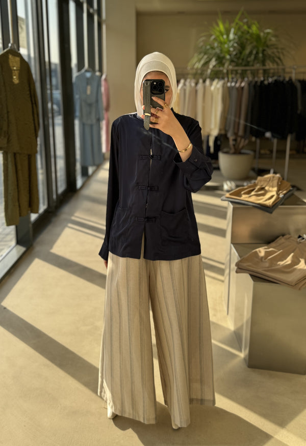 Satin Pankou Top