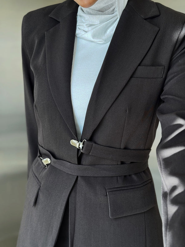 2PC Hinged Lock Belted Set