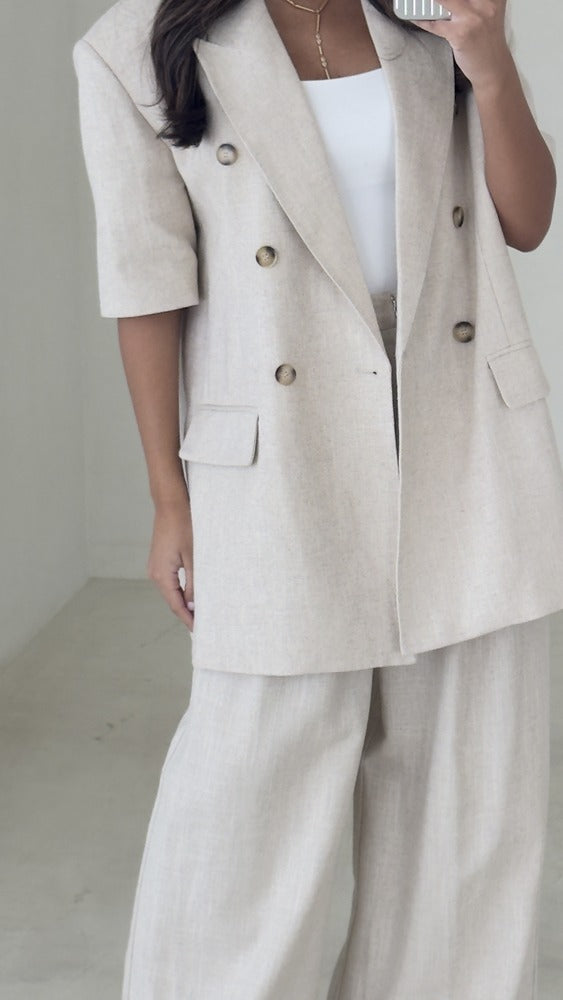Short Sleeve 6 Buttoned 2PC Sets