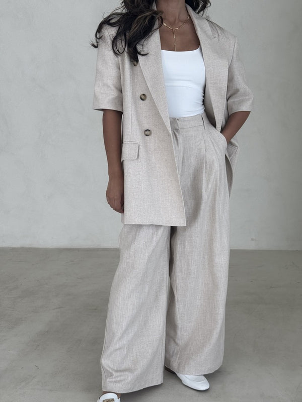 Short Sleeve 6 Buttoned 2PC Sets