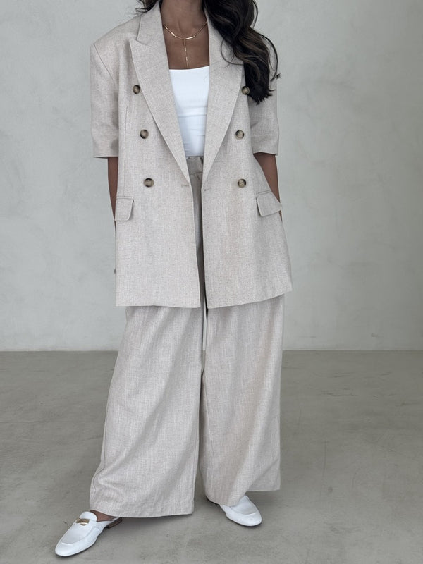 Short Sleeve 6 Buttoned 2PC Sets