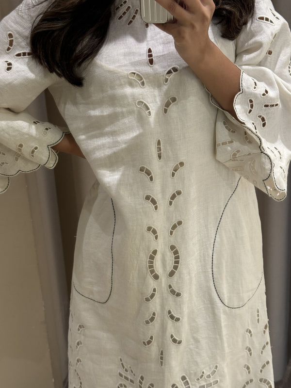 Round Neck 2-in-1 Dress Set