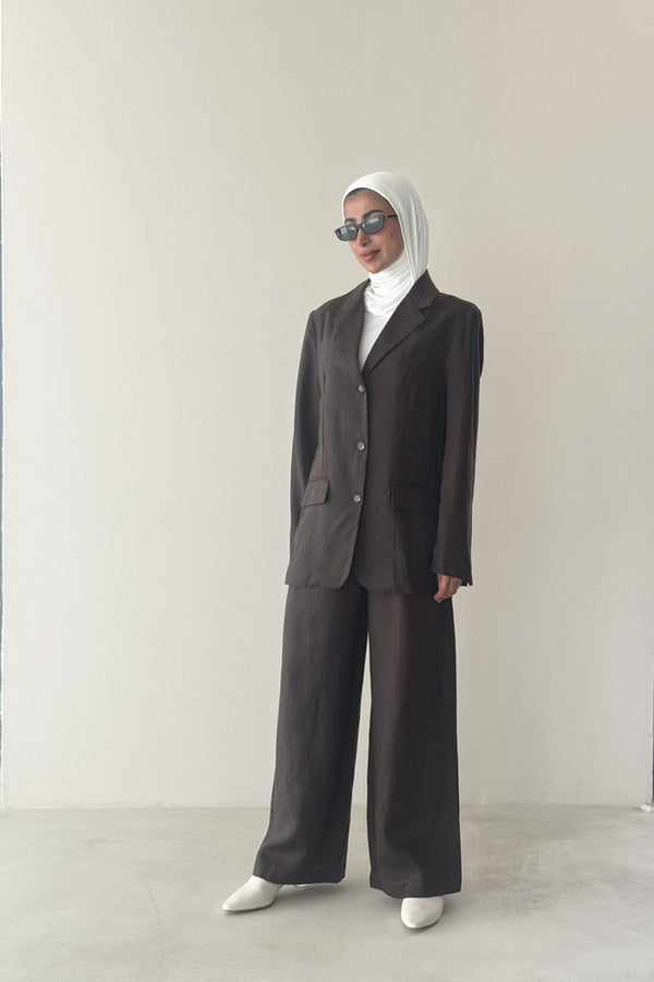 2 Pockets Linen Set