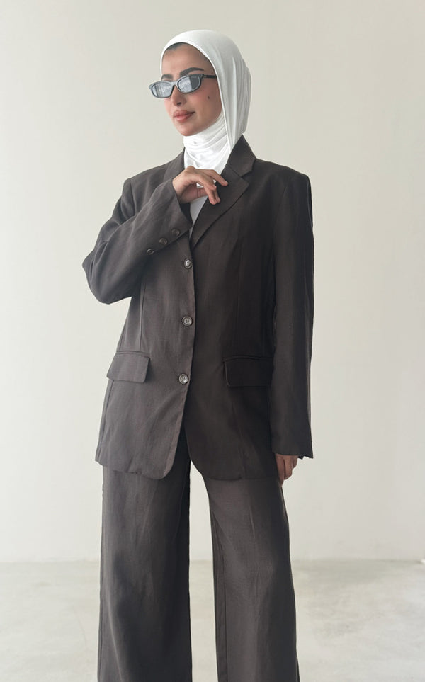2 Pockets Linen Set