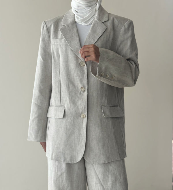 2 Pockets Linen Set