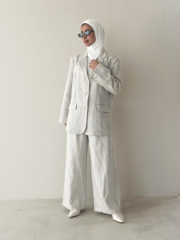 2 Pockets Linen Set