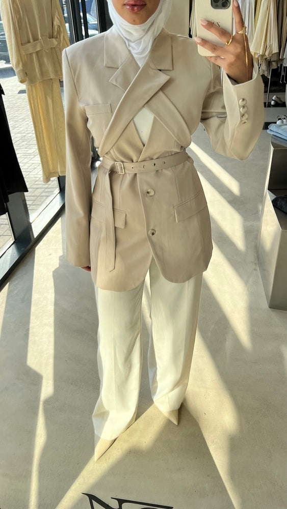 Collar Strap Blazer