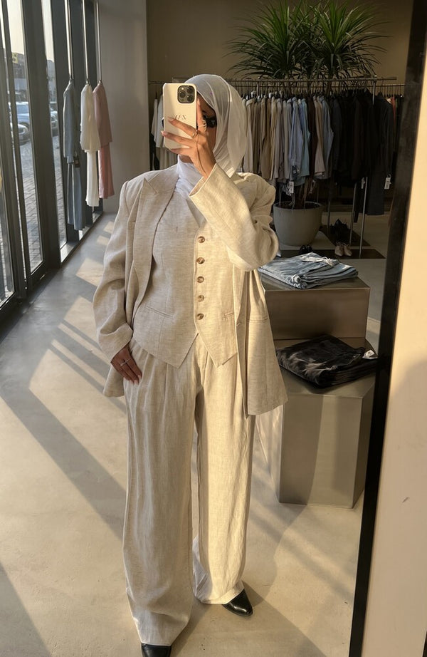 Linen 3PC Set w/ Belt