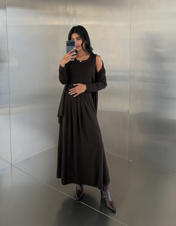 3PC TankTop Knitted Skirt Set