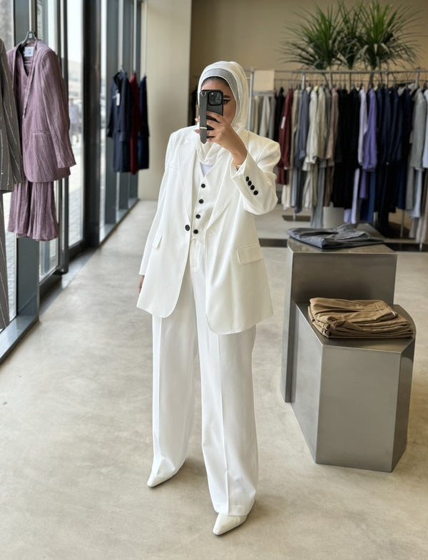 Elegant Vest Blazer Pants 3PC Set