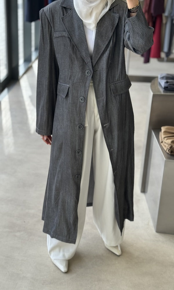 5 Big Buttons Long Shirt