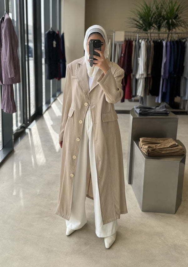 5 Big Buttons Long Shirt