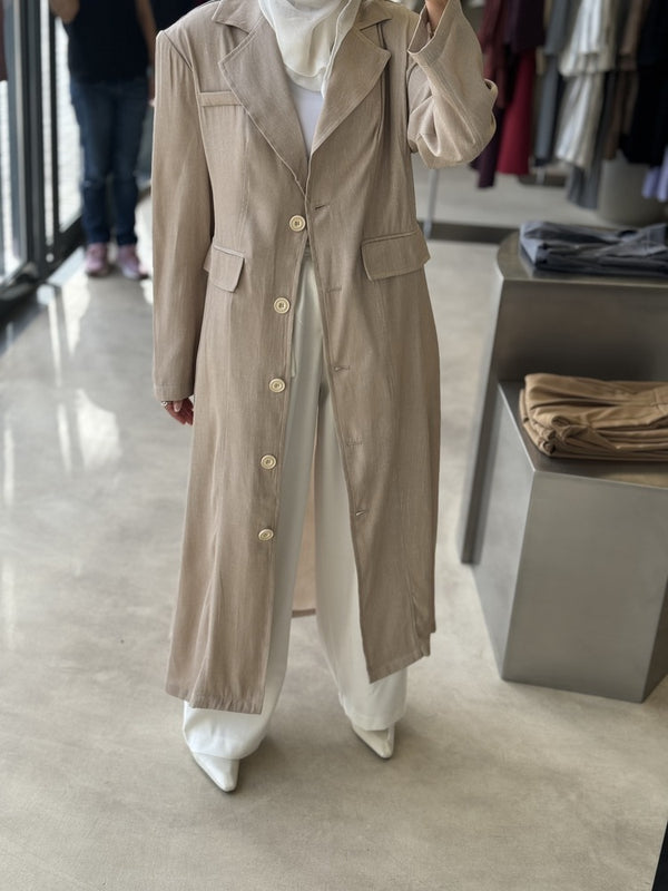 5 Big Buttons Long Shirt