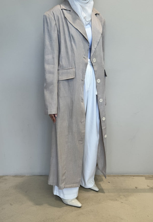 5 Big Buttons Long Shirt