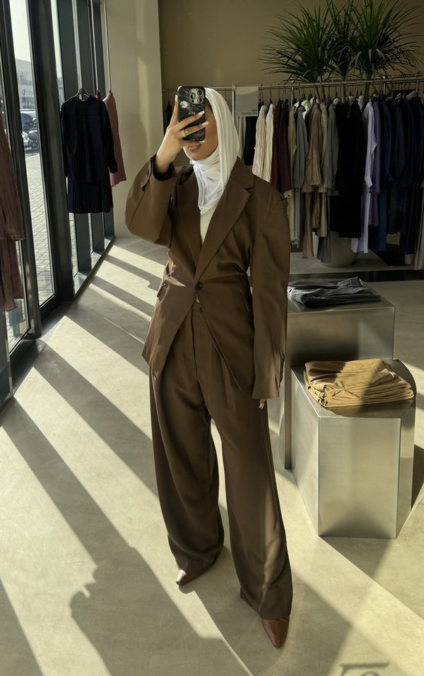 Sashes Loose Blazer Set