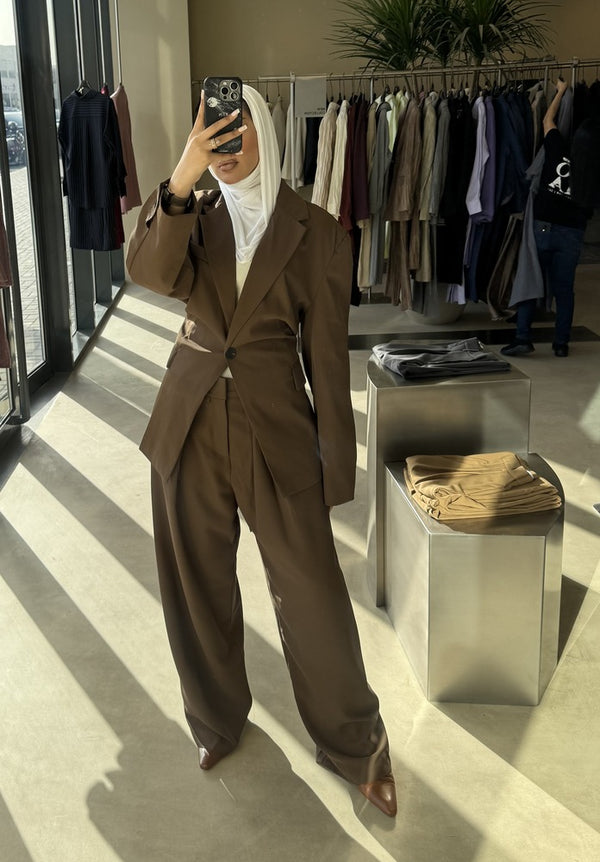 Sashes Loose Blazer Set