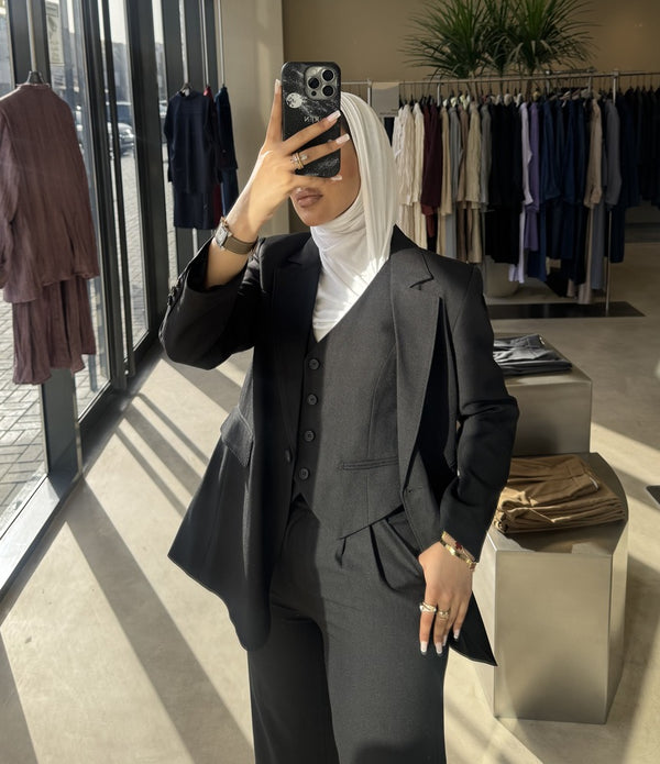 Elegant Vest Blazer Pants 3PC Set