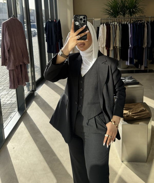 Elegant Vest Blazer Pants 3PC Set