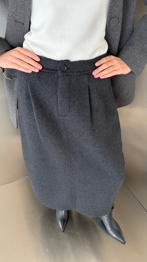 Woolen Pencil Skirt
