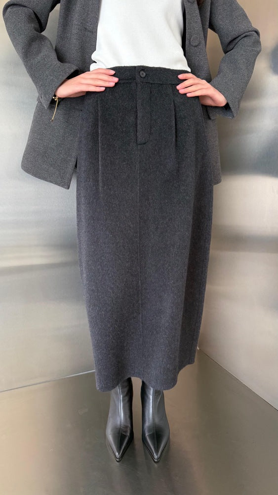 Woolen Pencil Skirt