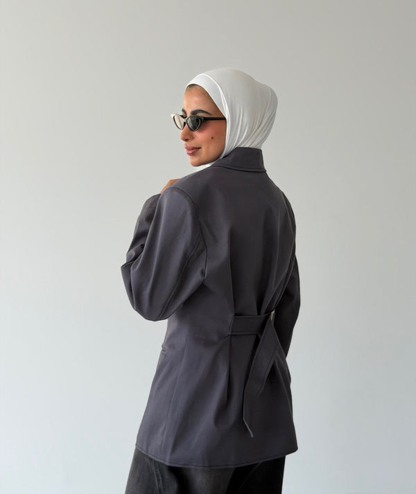 Zippered Waisted Jacket