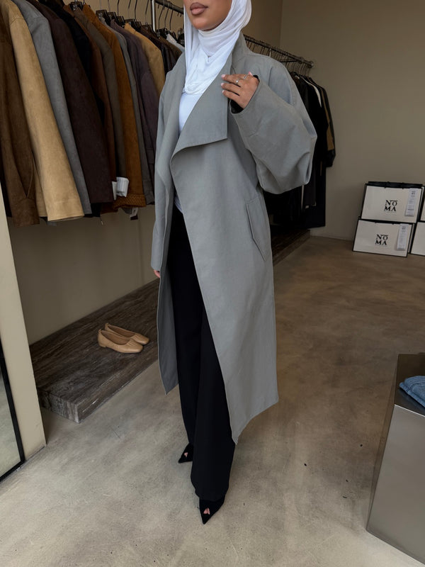 Asymmetric Long Jacket