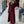 Buttoned Plum Blazer + A-line Skirt 2PC Set