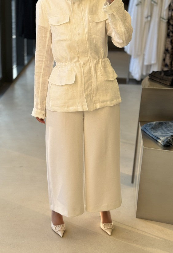 Slim Waist Drawstring Shirts