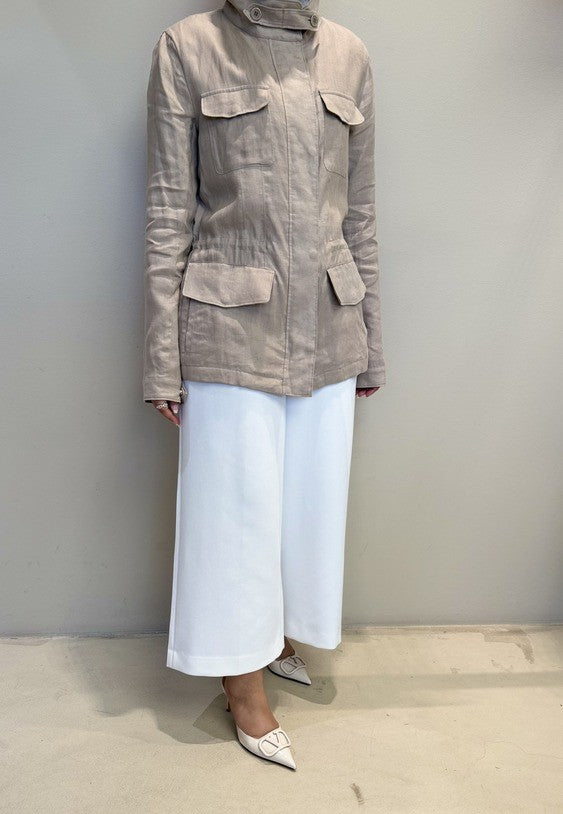 Slim Waist Drawstring Shirts