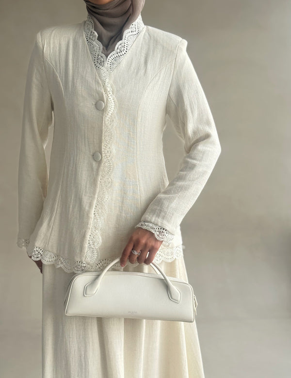 Lace Draped Skirt Sets