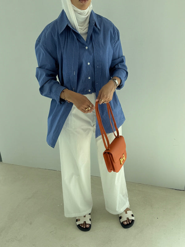 2PC Shirt Stripe