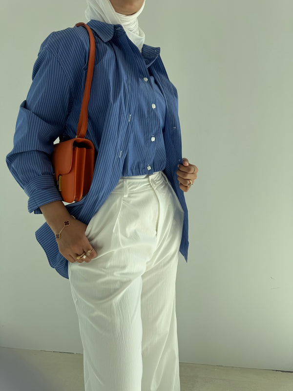 2PC Shirt Stripe